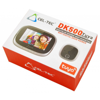 Digitální dveřní WiFi kukátko CEL-TEC DK500 Tuya