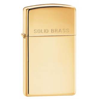 Zapalovač ZIPPO 24067 Slim® Solid Brass