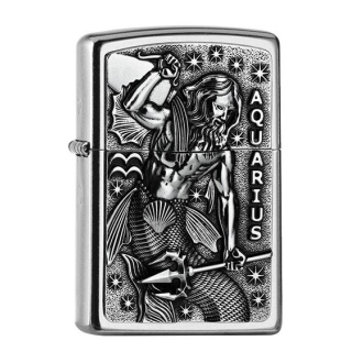 Zapalovač ZIPPO 25556 Aquarius Zodiac Emblem