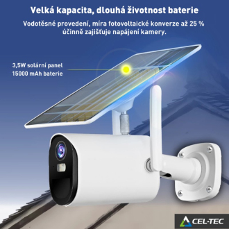 Venkovní bezpečnostní kamera CEL-TEC SBTW PIR Tuya