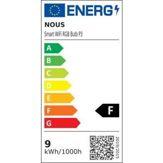 Chytrá LED žárovka NOUS P3 WiFi Tuya RGB E27