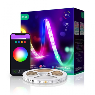 Chytrý RGB LED pásek NOUS F2 10m WiFi Tuya