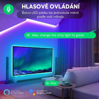 Chytrý RGB LED pásek NOUS F3 20m WiFi Tuya