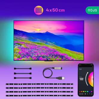 Chytrý RGB TV LED pásek NOUS F7 2m Bluetooth Tuya