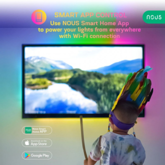 Chytrý RGBIC TV LED pásek NOUS F9 2m WiFi Tuya