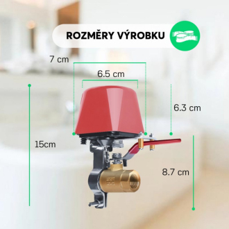 Chytrý ovladač ventilu NOUS LZ3 ZigBee Tuya