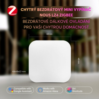 Chytrý vypínač NOUS LZ4 ZigBee Tuya