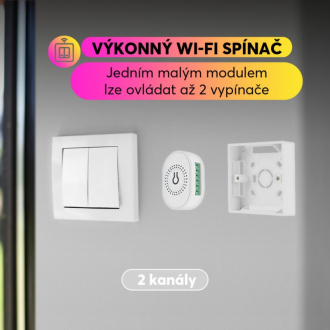 Chytrý spínač NOUS L10 WiFi Tuya 1/2 kanálový 16A