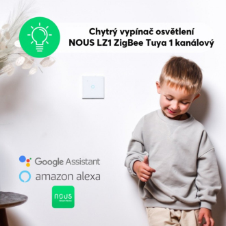 Chytrý vypínač NOUS LZ1 ZigBee Tuya