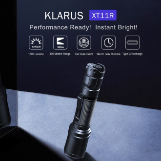 Kompaktní taktická svítilna Klarus XT11R