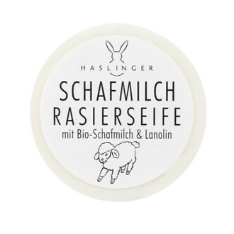 Haslinger Schafmilch mýdlo na holení 60 g