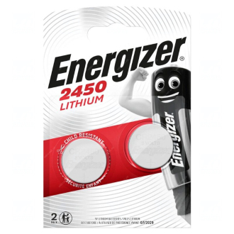 Baterie Energizer CR2450, DL2450, BR2450, KL2450, LM2450, 3V, blistr 2 ks