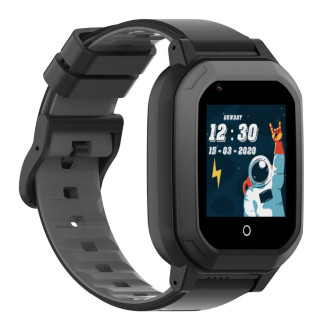 Dětské 4G hodinky s GPS lokátorem a fotoaparátem CEL-TEC KT20 Black
