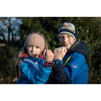 Dětské 4G hodinky s GPS lokátorem a fotoaparátem CEL-TEC KT20 Black