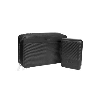 Kožená cestovní taška na doutníky Zippo Carbon 44207