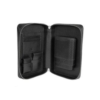 Kožená cestovní taška na doutníky Zippo Carbon 44207