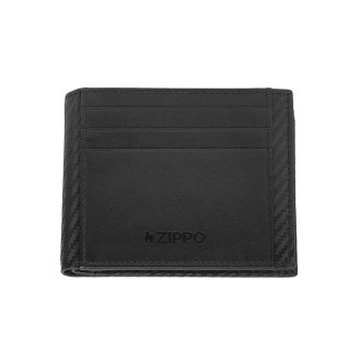 Kožené pouzdro na karty Zippo Carbon 44190