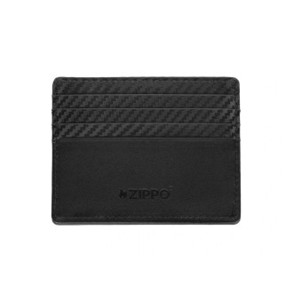 Kožené pouzdro na karty Zippo Carbon 44193
