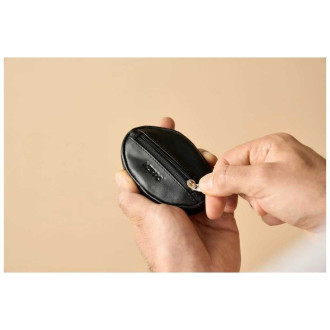 Kožené pouzdro na mince Zippo Carbon 44197