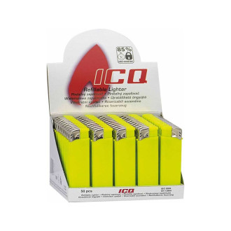 Zapalovač ICQ 32207 Neon Yelow