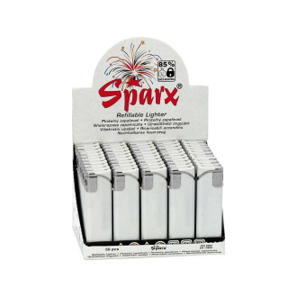 Zapalovač SPARX 31061 White