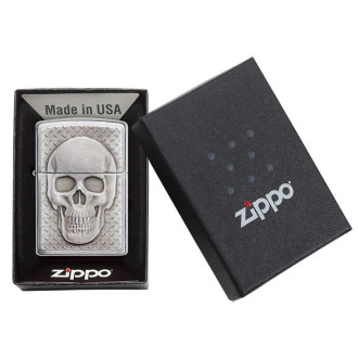Zapalovač ZIPPO 21972 Skull with Brain Surprise