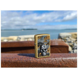 Zapalovač ZIPPO 23075 Floral Skull Design