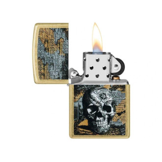 Zapalovač ZIPPO 23075 Floral Skull Design