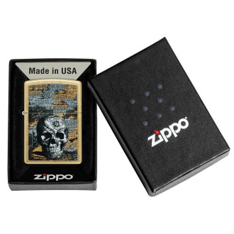 Zapalovač ZIPPO 23075 Floral Skull Design