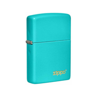 Zapalovač ZIPPO 26952 Flat Turquoise Zippo Logo