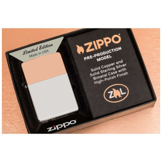 Zapalovač ZIPPO 28030 Bimetal Case - Copper Lid