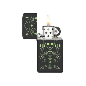 Zapalovač ZIPPO 66071 Slim® Alien Invasion Design