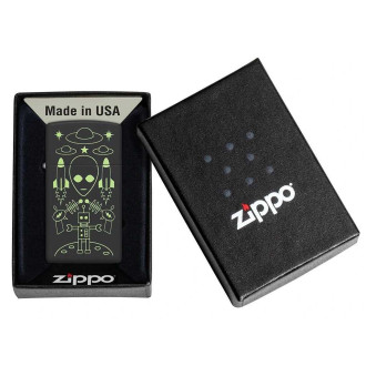 Zapalovač ZIPPO 66071 Slim® Alien Invasion Design