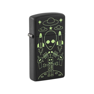 Zapalovač ZIPPO 66071 Slim® Alien Invasion Design