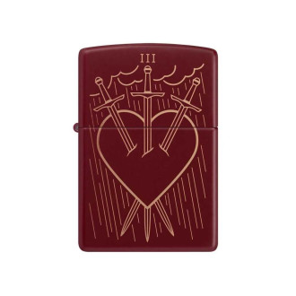 Zapalovač ZIPPO 66087 Three of Swords Design