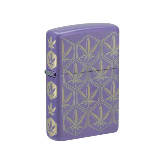 Zapalovač ZIPPO 66107 Honeycomb Cannabis Design
